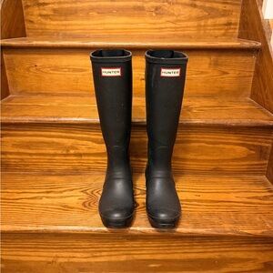 Hunter Original Tall Adjustable Back Rain Boots - Size 6